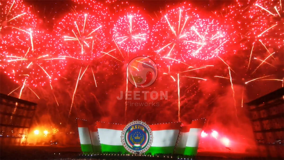 The 28th Anniversary Celebration Fireworks Show of Tajikistan