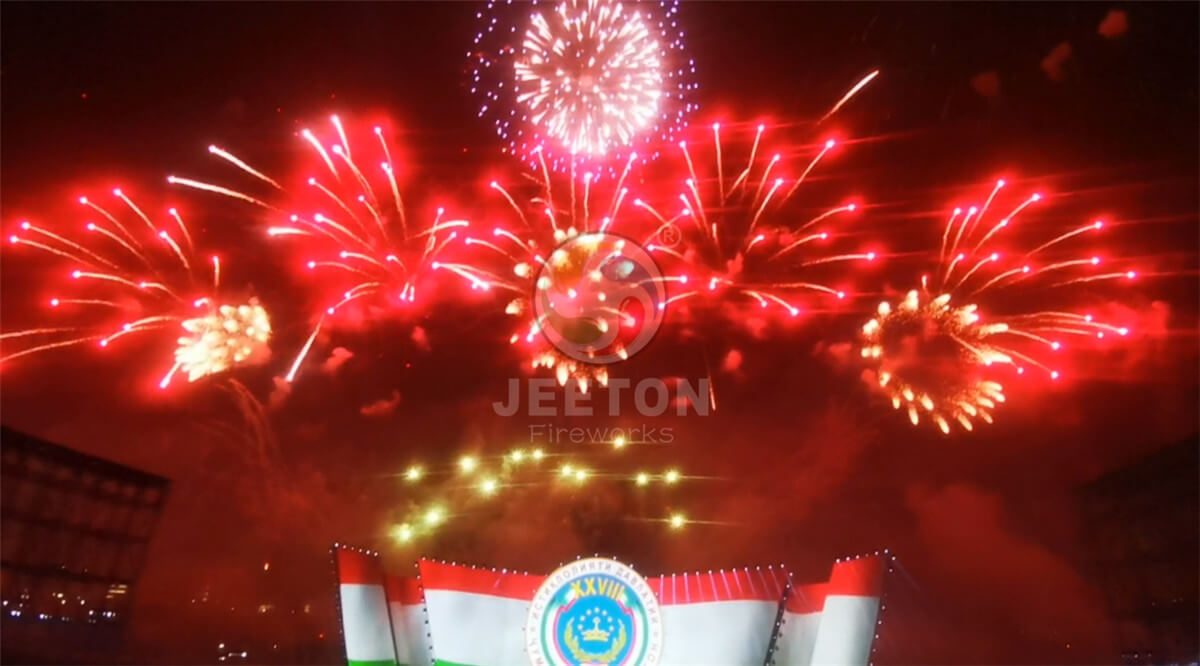 The 28th Anniversary Celebration Fireworks Show of Tajikistan