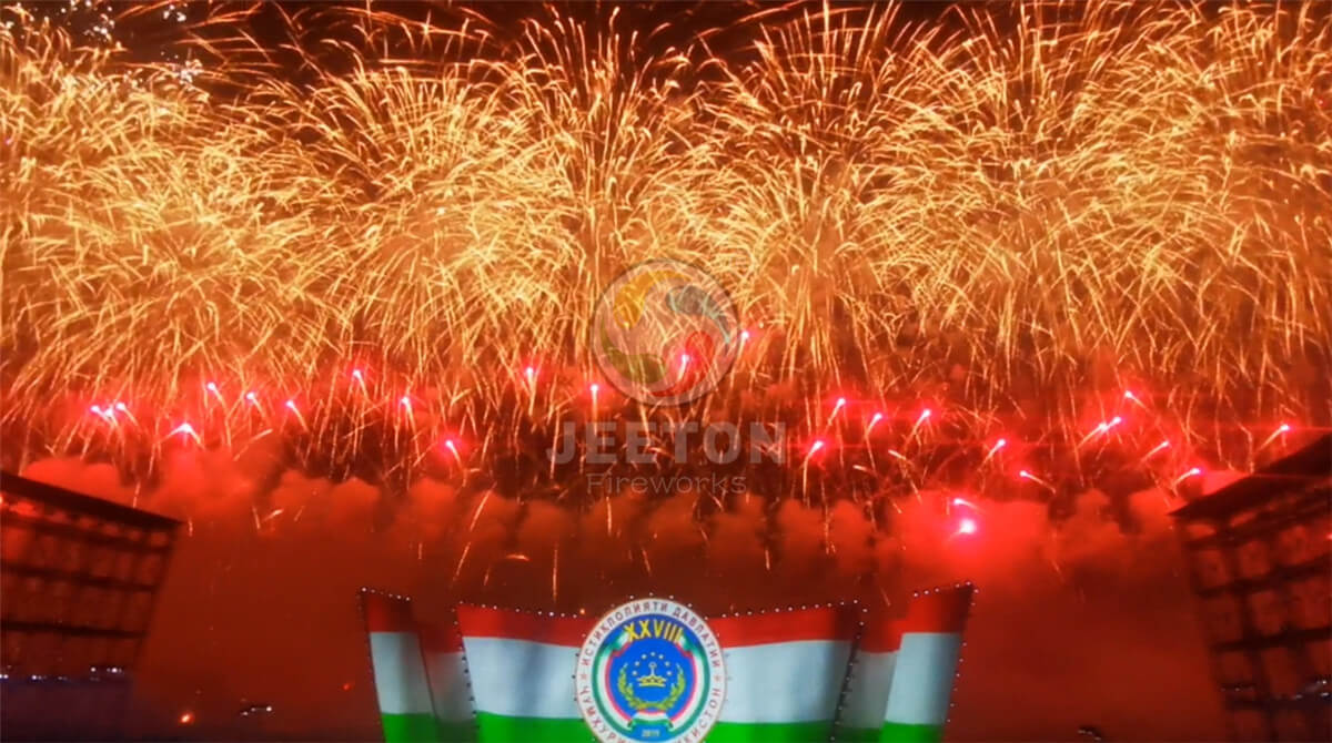 The 28th Anniversary Celebration Fireworks Show of Tajikistan