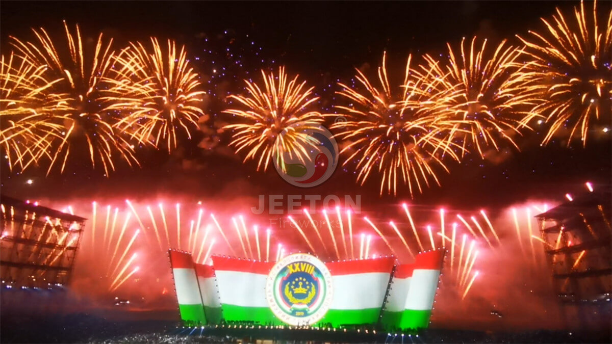 The 28th Anniversary Celebration Fireworks Show of Tajikistan