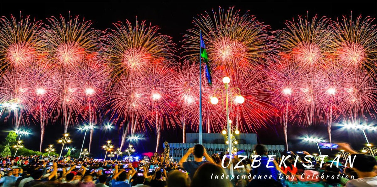The 28th Anniversary Celebration Fireworks Show of Uzbekistan