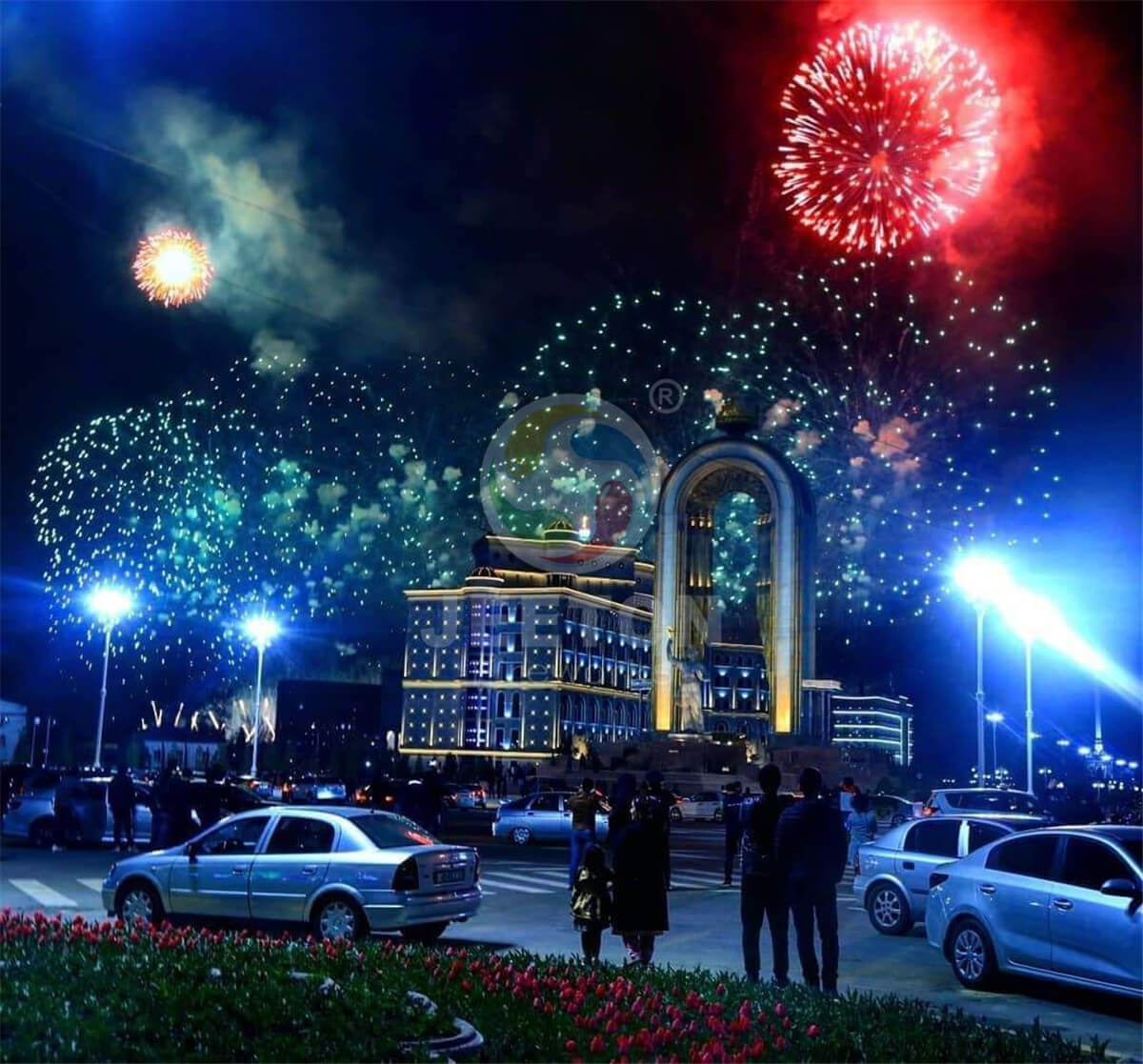 Tajikistan Nawrooz Festival Fireworks Show