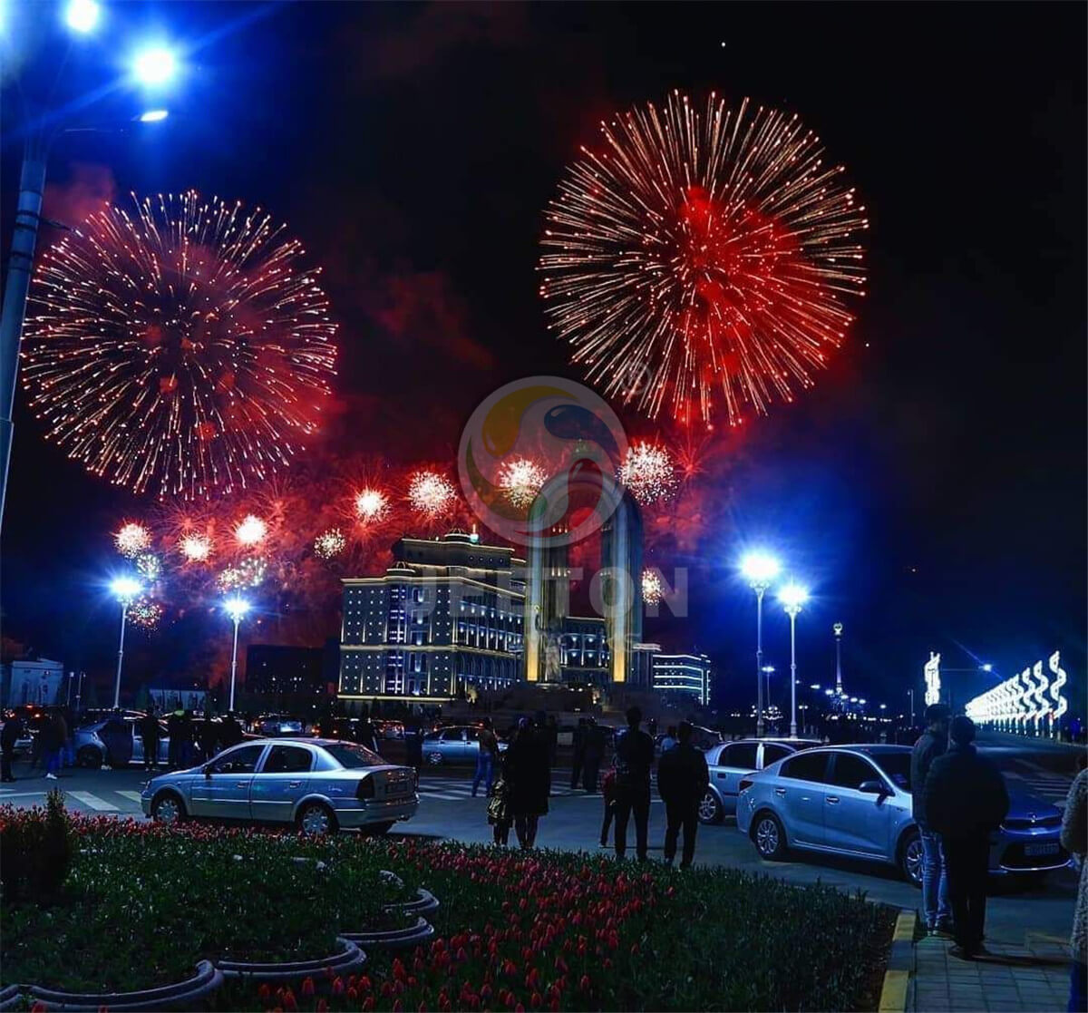 Tajikistan Nawrooz Festival Fireworks Show