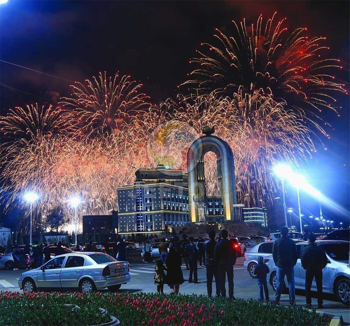 Tajikistan Nawrooz Festival Fireworks Show