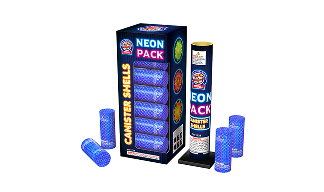 PTF1728-Neon Pack Canister Shells